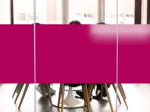 Film vitrage opacifiant rose fushia - Luminis Films